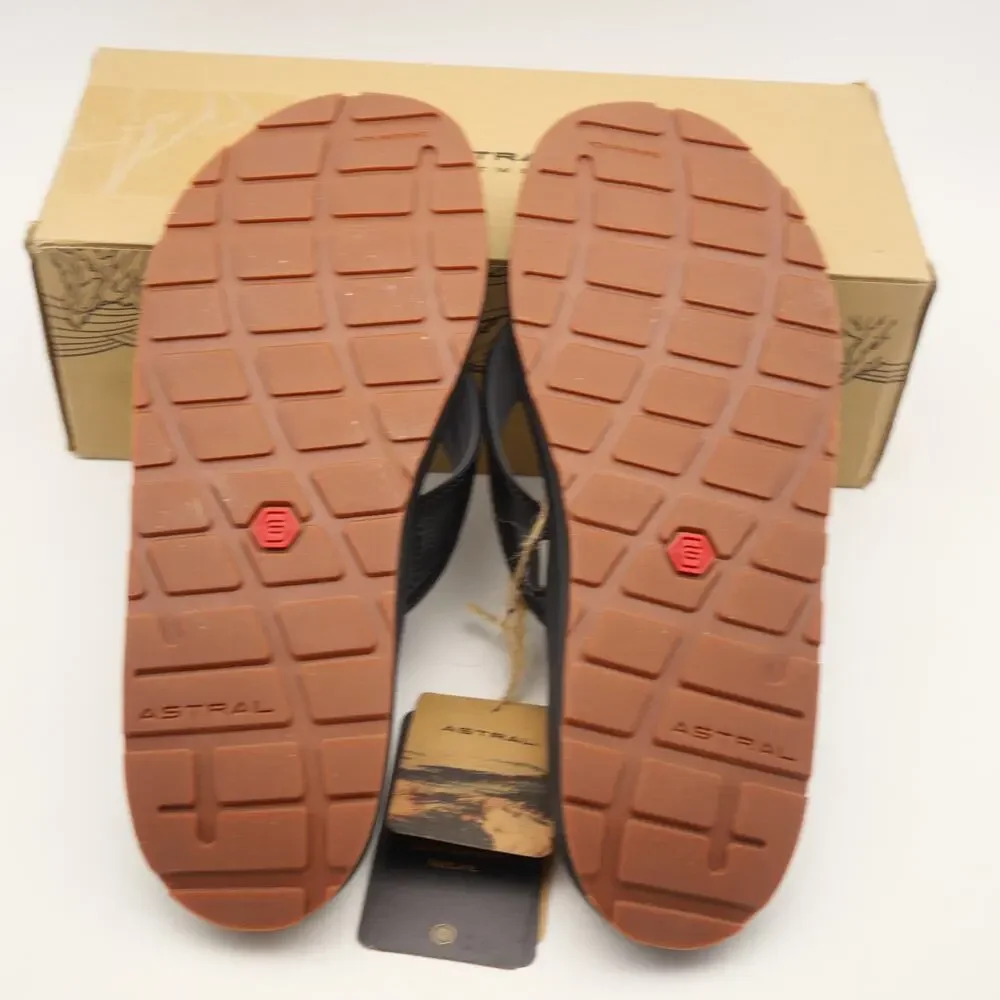 Astral Men's 11 Flipe Sandals Flip Flops Black NEW